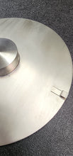 Load image into Gallery viewer, A silver flat round pool LED light base
